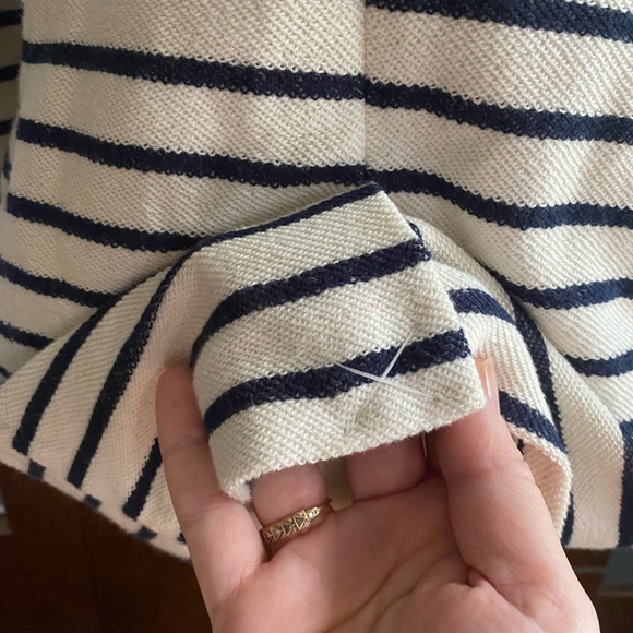 Joie NWOT Nautical Striped Boucle Sweater Knit Oversized Boyfriend Blazer Jacket - Picture 8 of 15